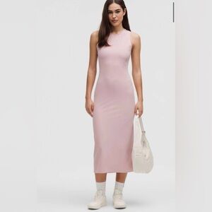 Lululemon All Aligned Ribbed Midi Dress